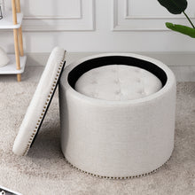 Load image into Gallery viewer, Oscar Storage Ottomans (Set of 2)