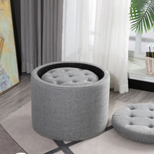 Load image into Gallery viewer, Oscar Storage Ottomans (Set of 2)