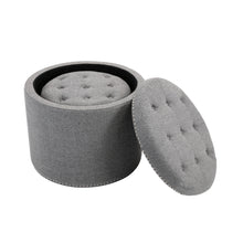 Load image into Gallery viewer, Oscar Storage Ottomans (Set of 2)