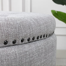 Load image into Gallery viewer, Oscar Storage Ottomans (Set of 2)