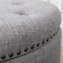 Load image into Gallery viewer, Oscar Storage Ottomans (Set of 2)