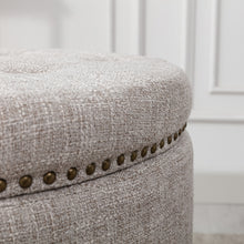 Load image into Gallery viewer, Oscar Storage Ottomans (Set of 2)