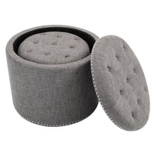 Load image into Gallery viewer, Oscar Storage Ottomans (Set of 2)