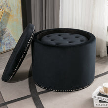 Load image into Gallery viewer, Oscar Storage Ottomans (Set of 2)