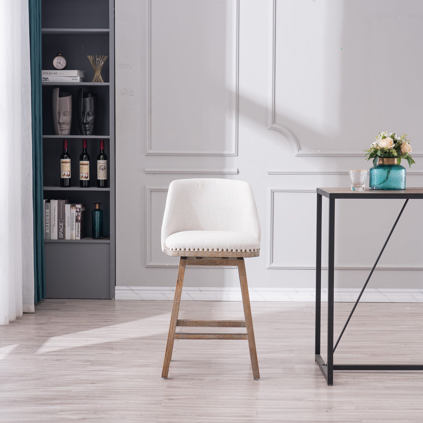 Alexander swivel counter stool