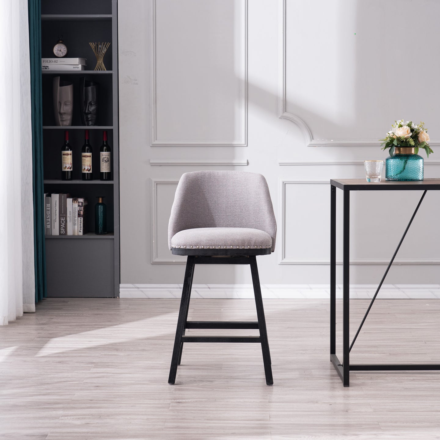 Alexander swivel counter stool