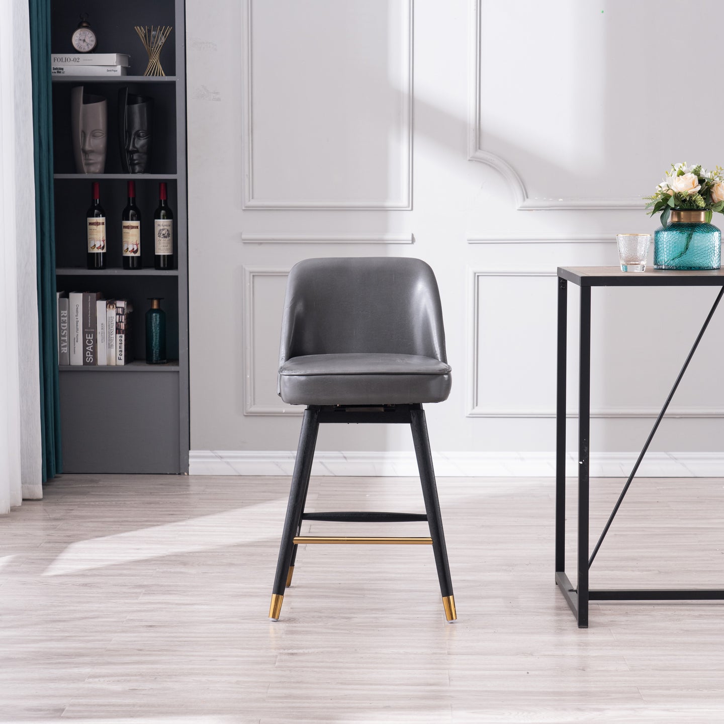 Kristofer swivel counter stool