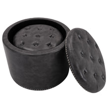 Load image into Gallery viewer, Oscar Storage Ottomans (Set of 2)
