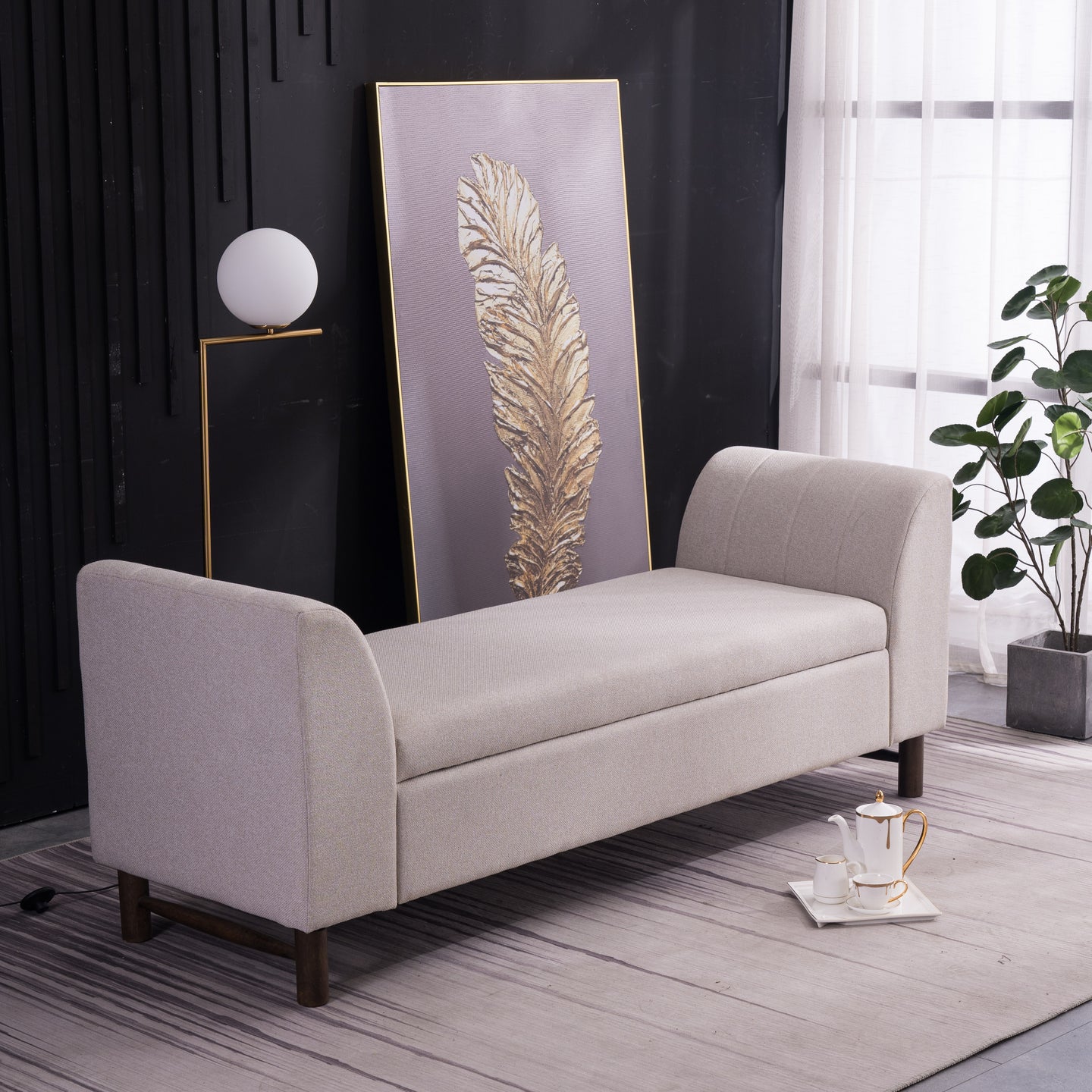 Vaughn Storage Bench